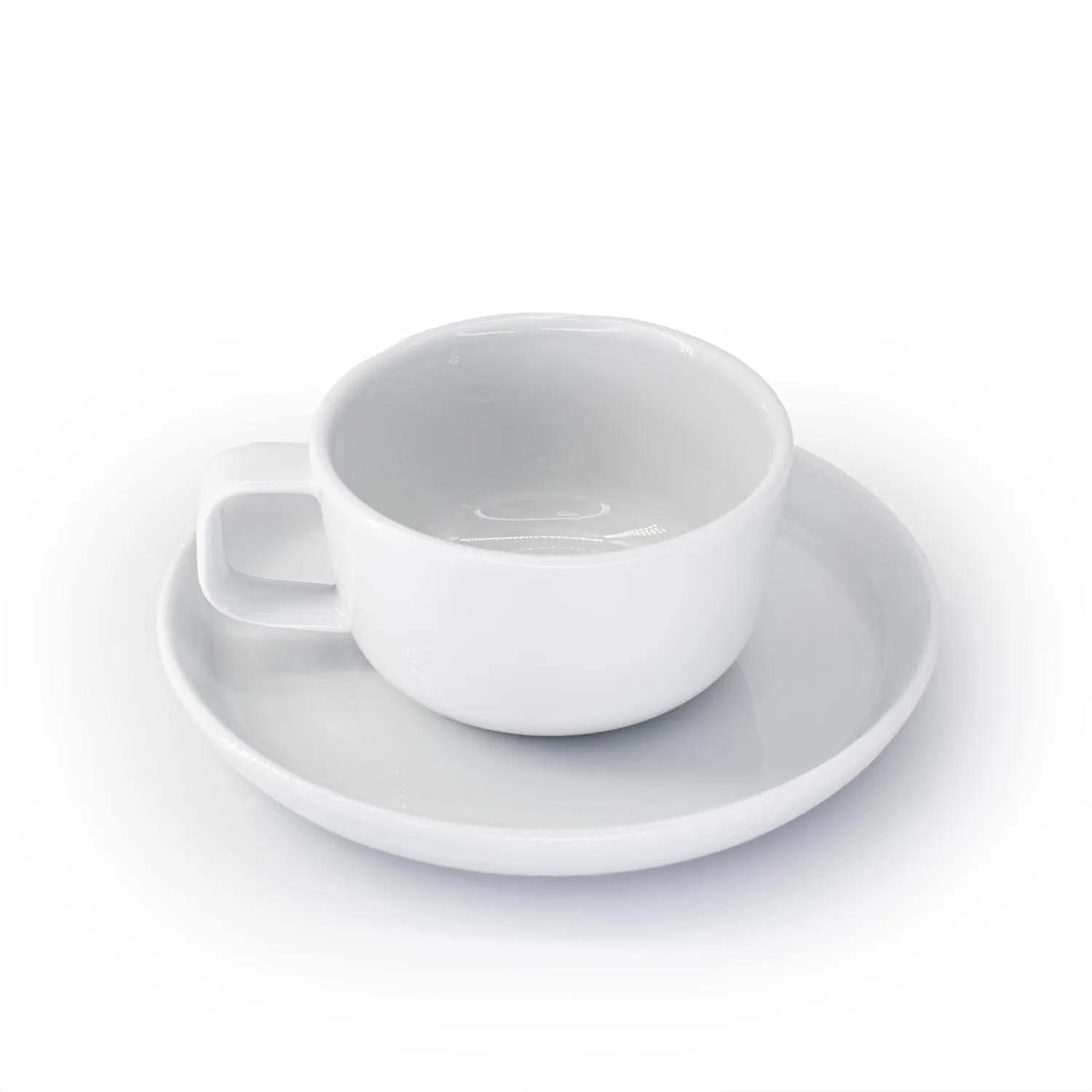 szklanka, filiżanka, porcelana, biały, zestaw kawowy