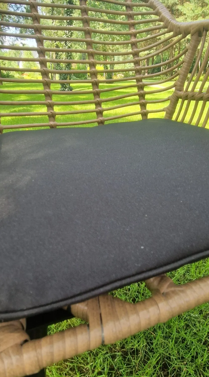 Zestaw ogrodowy na balkon i taras WEBBY 3-set technorattan czarny Zenjoy - WEBBY_CZARNY