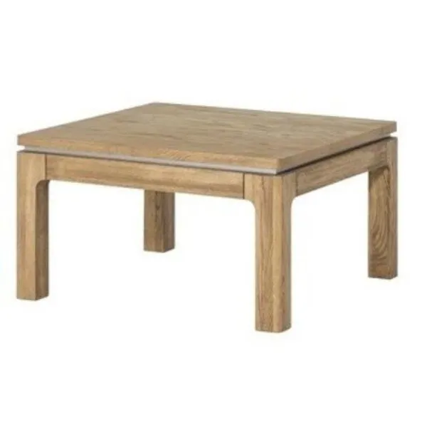 Stolik kawowy MONTENEGRO 41 drewniany dąb rustical 80x80x45cm