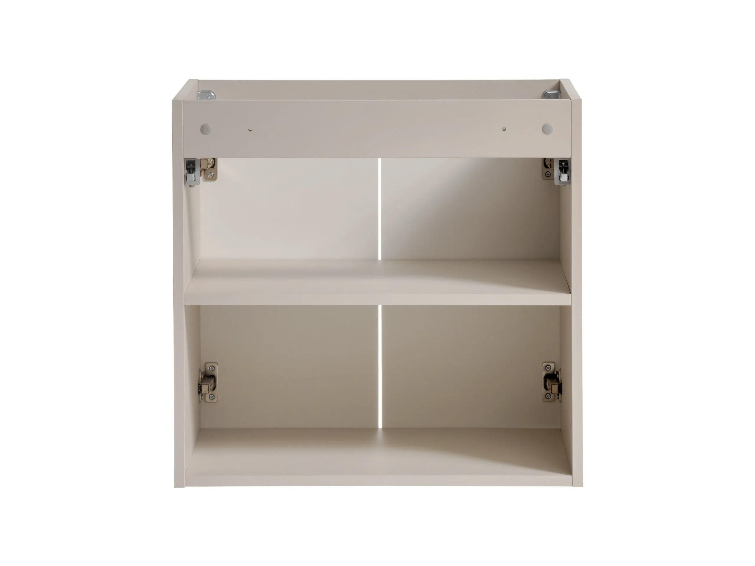 Zestaw meblowy SET-VIC Oak 120cm ( 2 szafki + blat + 2 umywalki nablatowe Lola ) kaszmirowy, efekt drewna - SET-VIC_B_OAK_120CM_D/S_UN_LOLA_GW