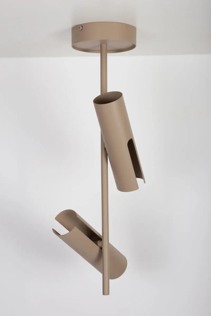 image lampa, lampiczka, wisząca, minimalistyczna, metalowy-kolor-beżowy