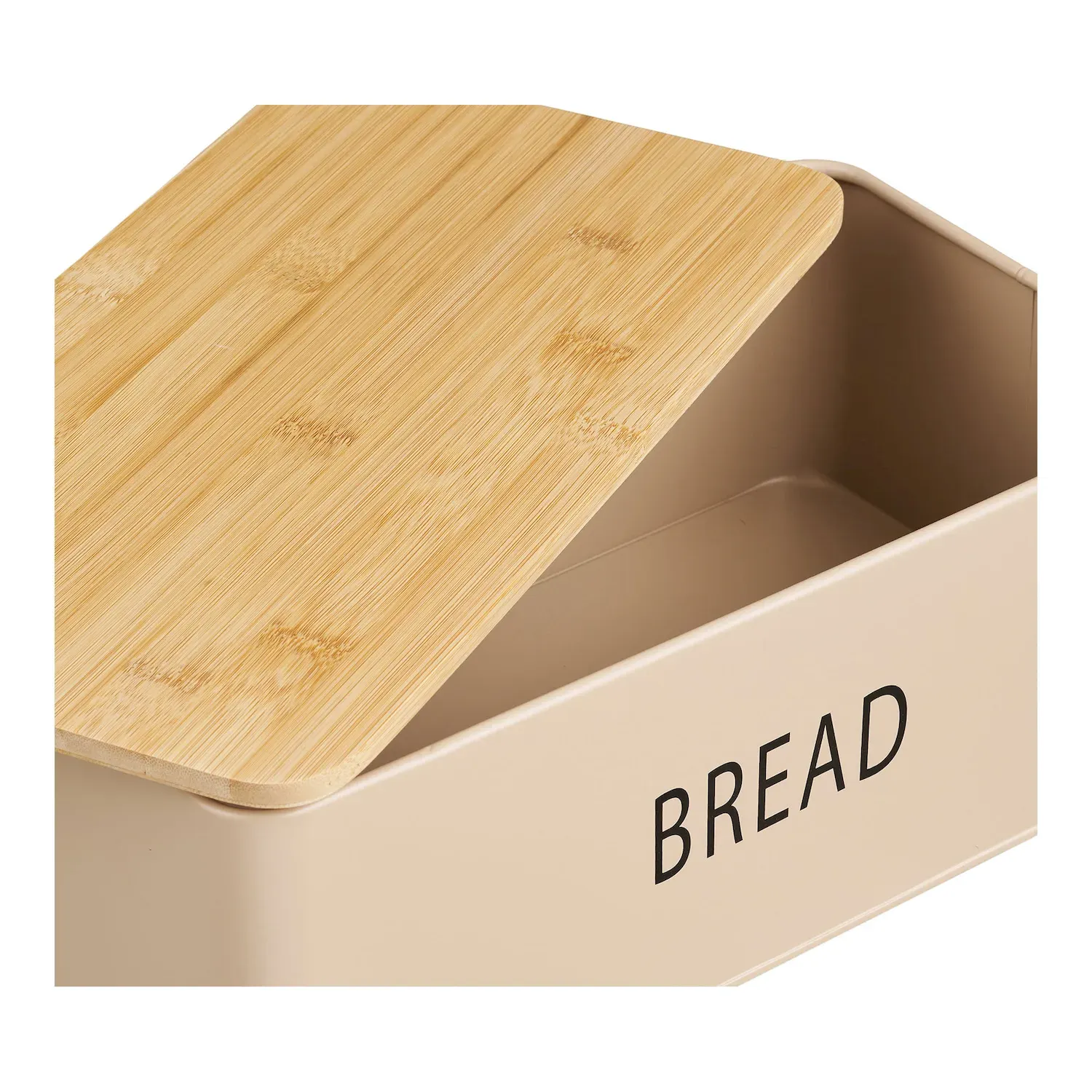 Pudełko na chleb TULA z 3 pojemnikami ( zestaw 4 sztuk ) beżowy - 4780012