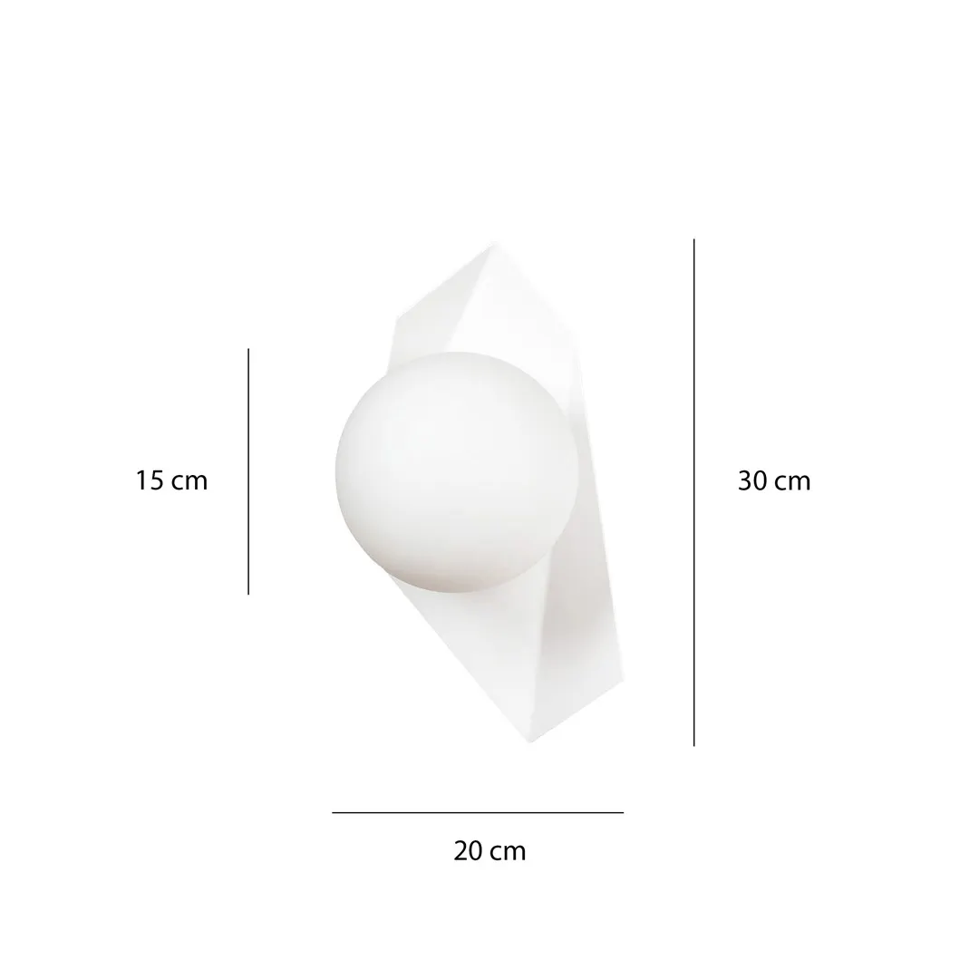 image lampa, kula, biurkowa, biel, skulptura