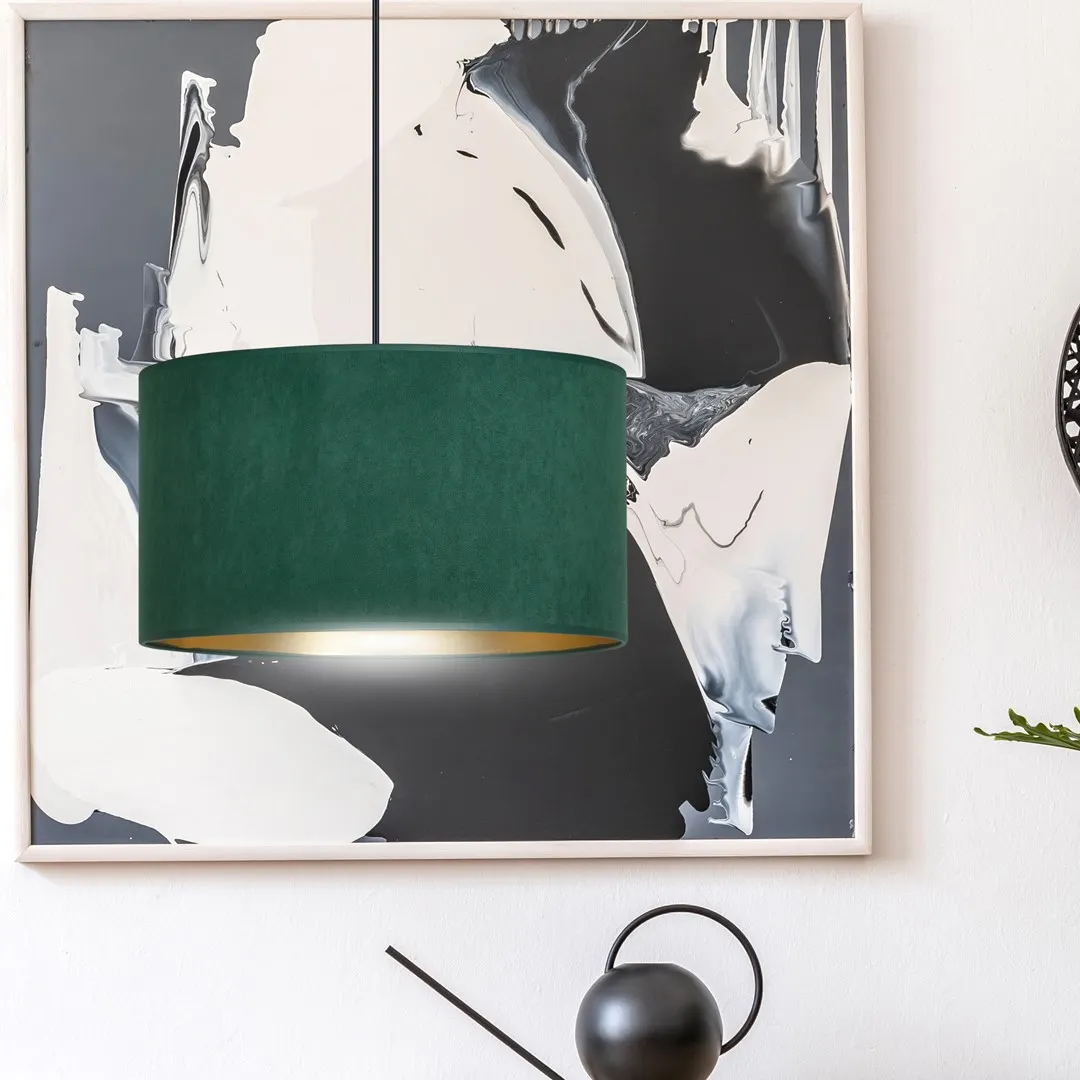 Lampa wisząca HILDE 1 czarny zielony — zdjęcie 9