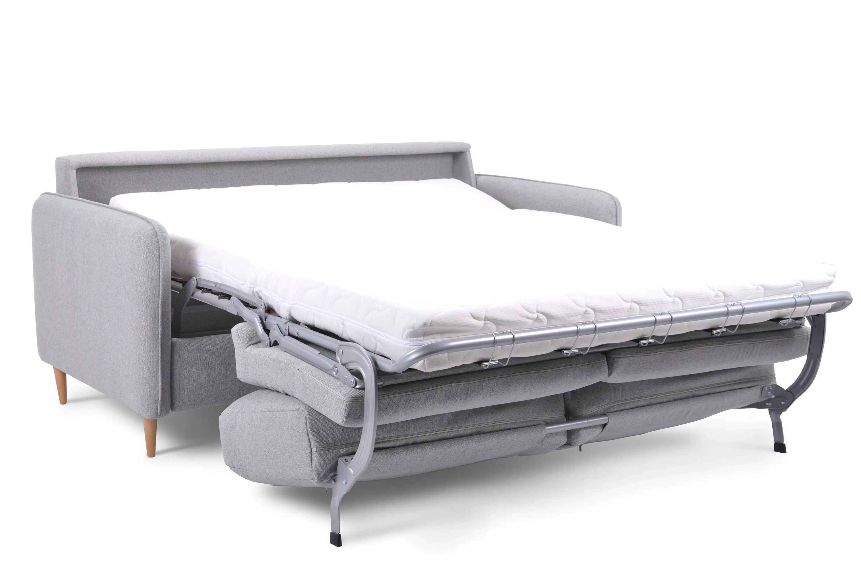 Sofa rozkładana Compact szara MEBLEX — zdjęcie 3