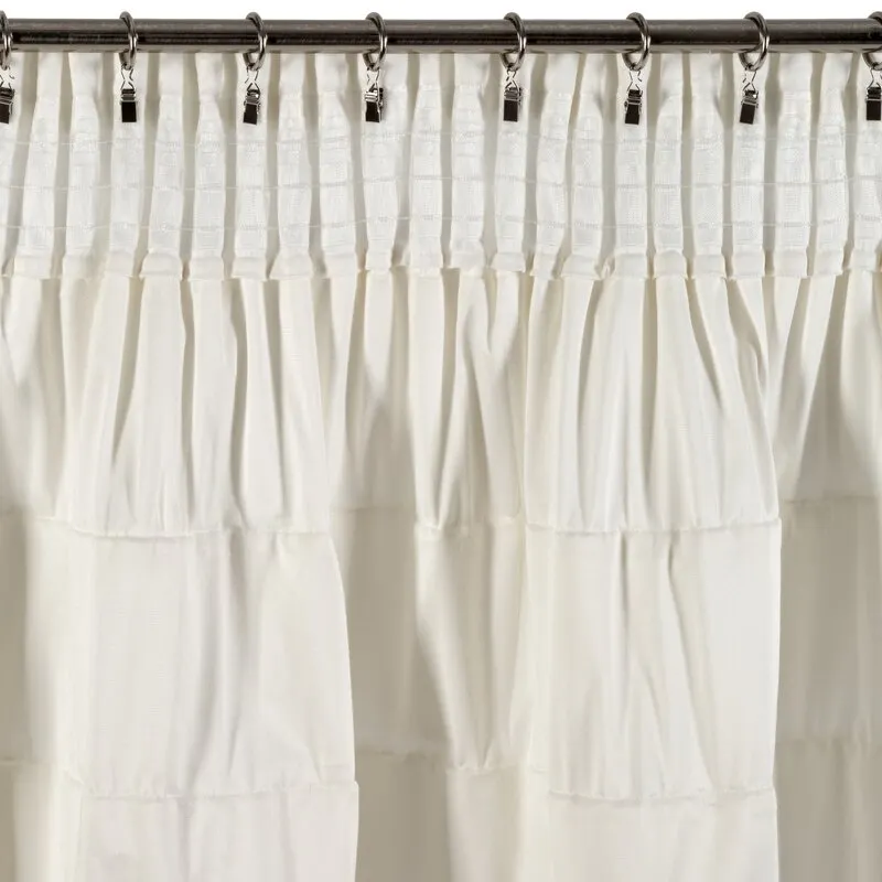 ZASŁONA GOTOWA AURA NA TAŚMIE 140 X 250 CM BIAŁY - EU_454074