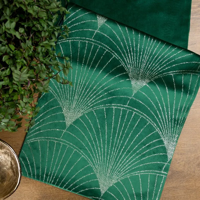 OBRUS BLINK 14 35 X 140 CM CIEMNOZIELONY — zdjęcie 8