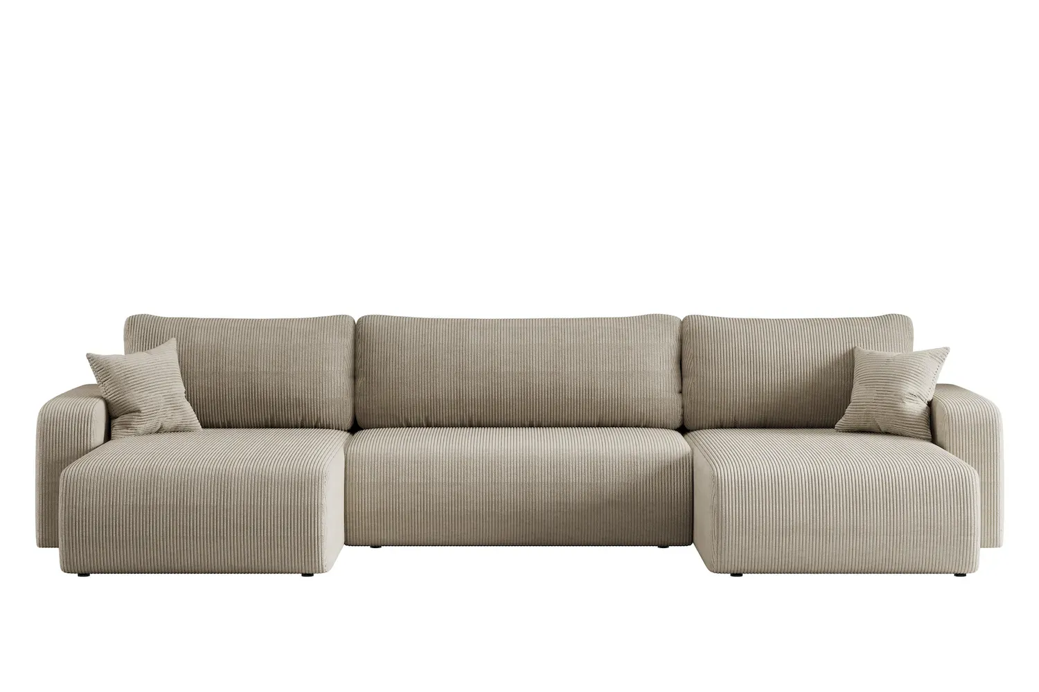 Narożnik uniwersalny PIANO U tkanina Poso 02 cappuccino - NAROZNIK_PIANO_U_POSO02