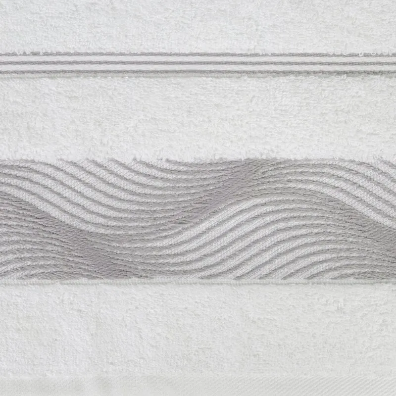 RĘCZNIK SYLWIA2 (01) 50 X 90 CM BIAŁY - EU_424360