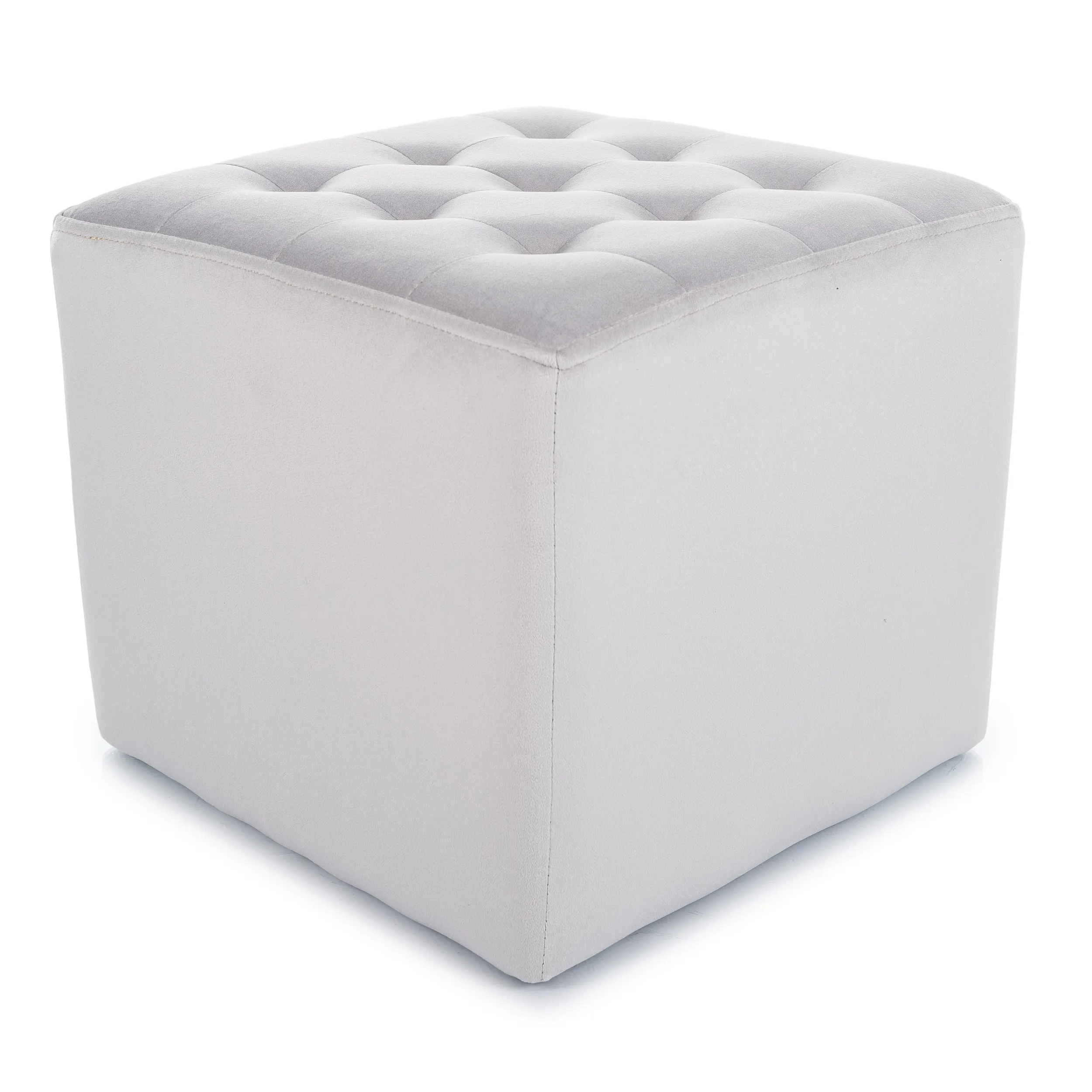 PUF LORI VELVET J. SZARY BLUVEL 03 Meble, osmański, Kanapa