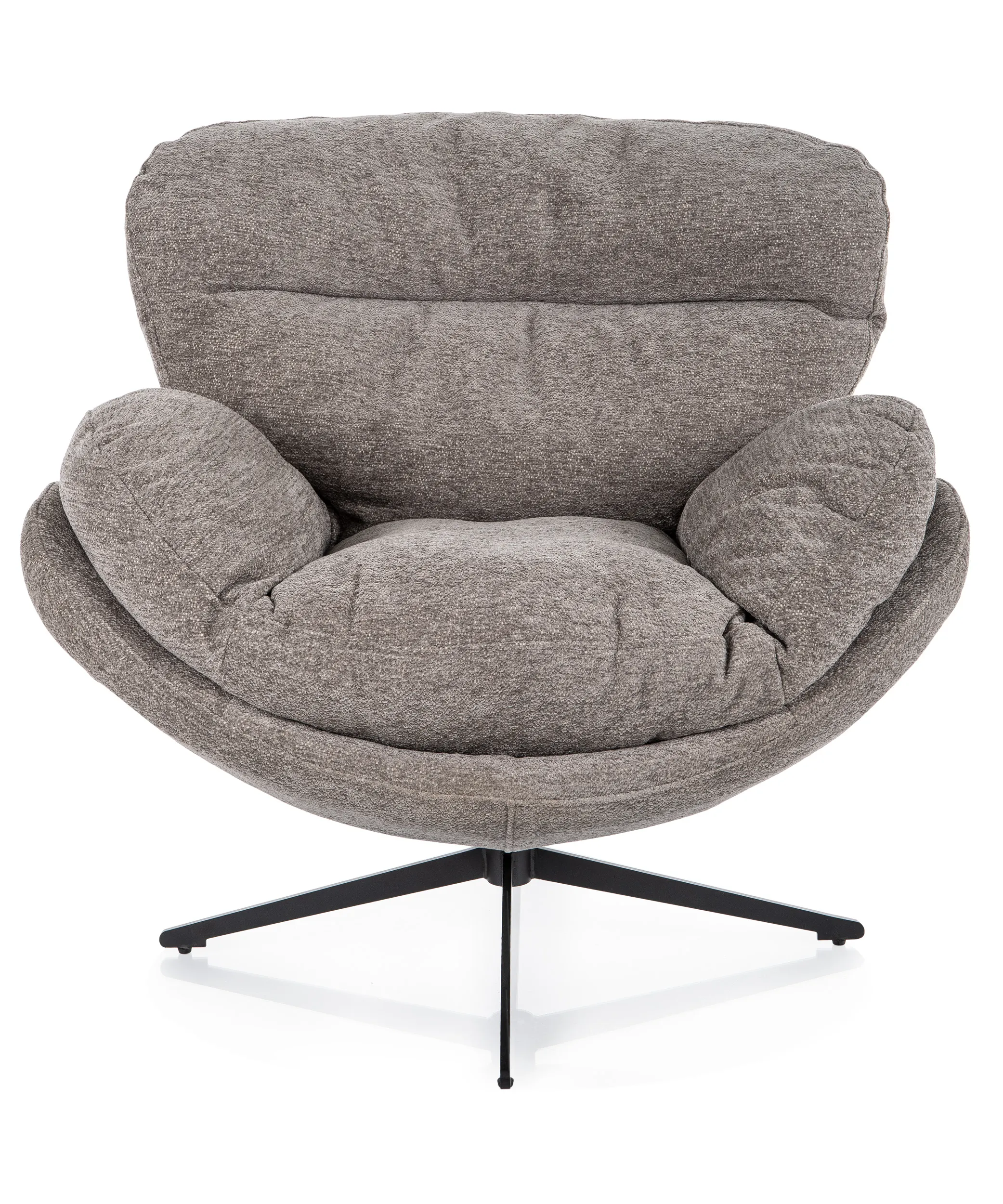 Fotel obrotowy FLORENCE RAVEN szary/czarne nogi - FLORENCERASZ07