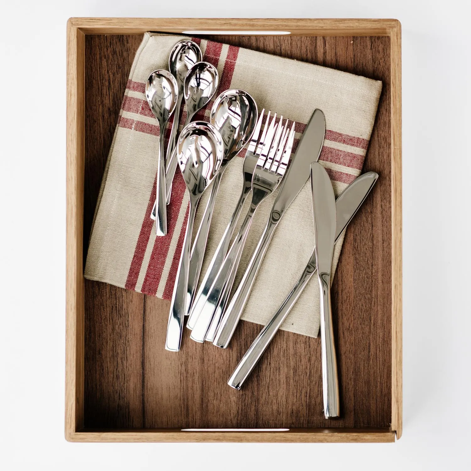 image sztućce, zestaw, naczynia, stal nierdzewna, kitchenware