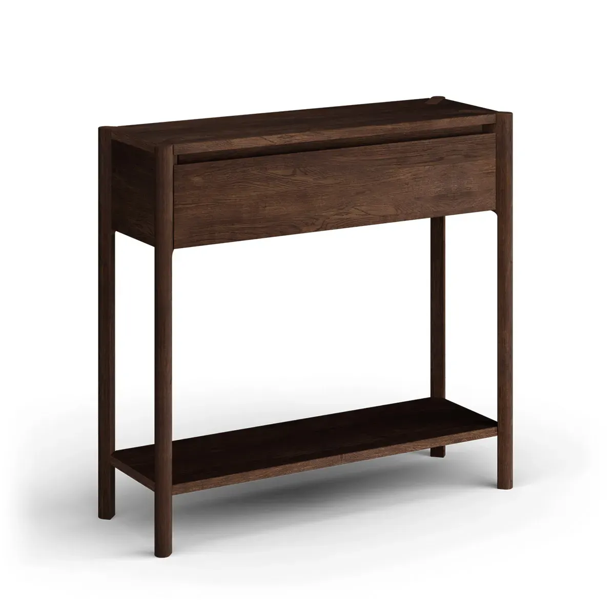 Konsola z szufladą dębowa CAMPI tabacco