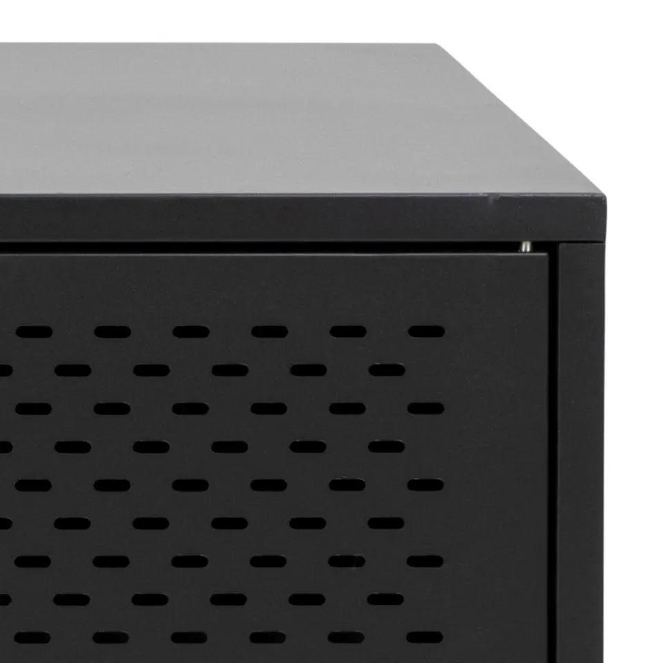 Komoda 3-drzwiowa ROMA 160x40x60 Czarny - 0000091598