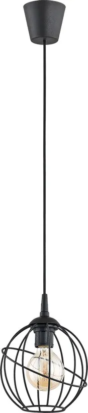 Lampa wisząca ORBITA czarna 100x18cm