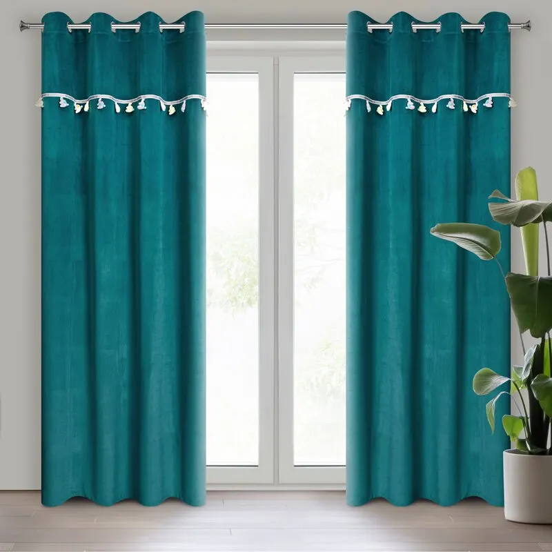 ZASŁONA GOTOWA KIDS 1 140X250 CM CIEMNOTURKUSOWY ZASŁONA GOTOWA KIDS 1 140X250 CM CIEMNOTURKUSOWY