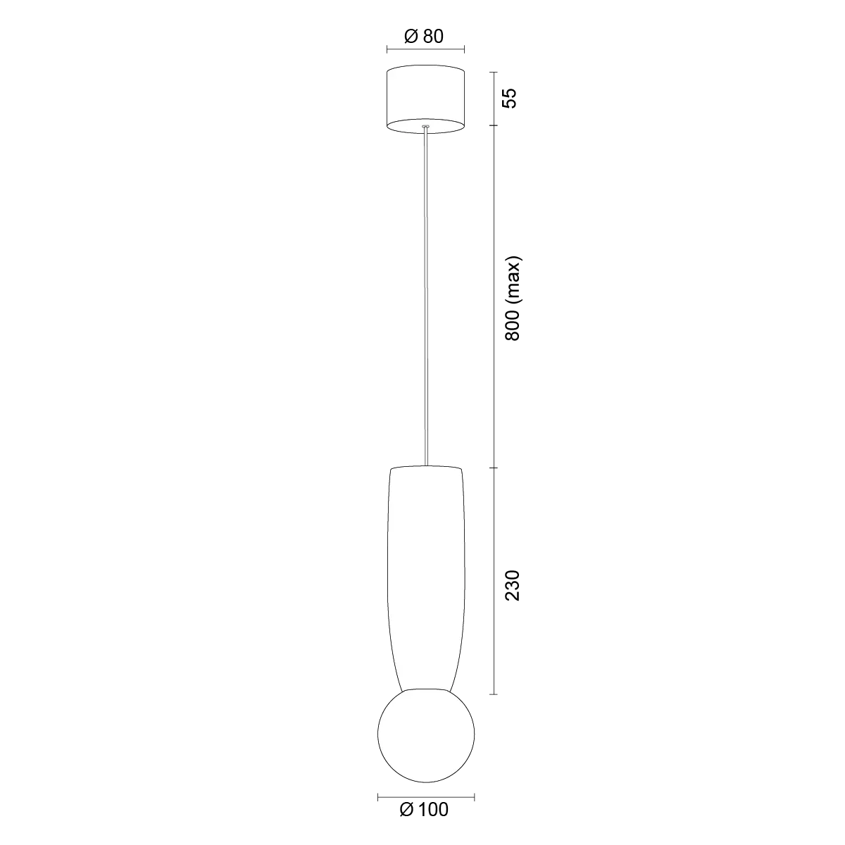 BOLL_8937 lampa, pendant, kinkiet, metal, czarna tło