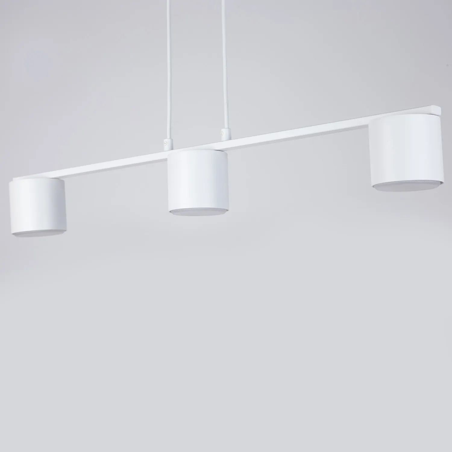 Lampa wisząca stalowa MILA 3 biała - SI_41350