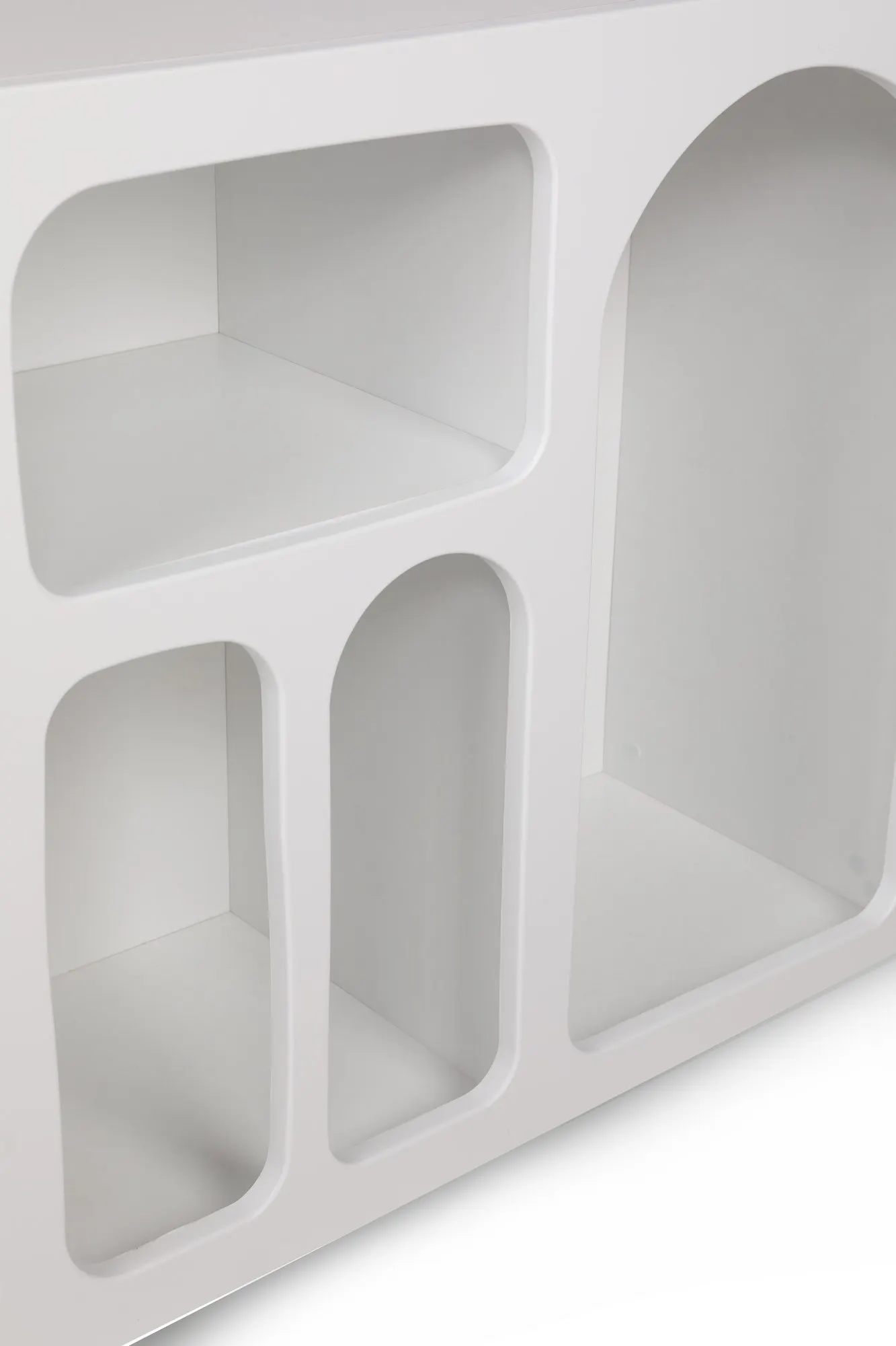 Regał z przegrodami LIVA 120 cm biały - ASI_125GLN1220