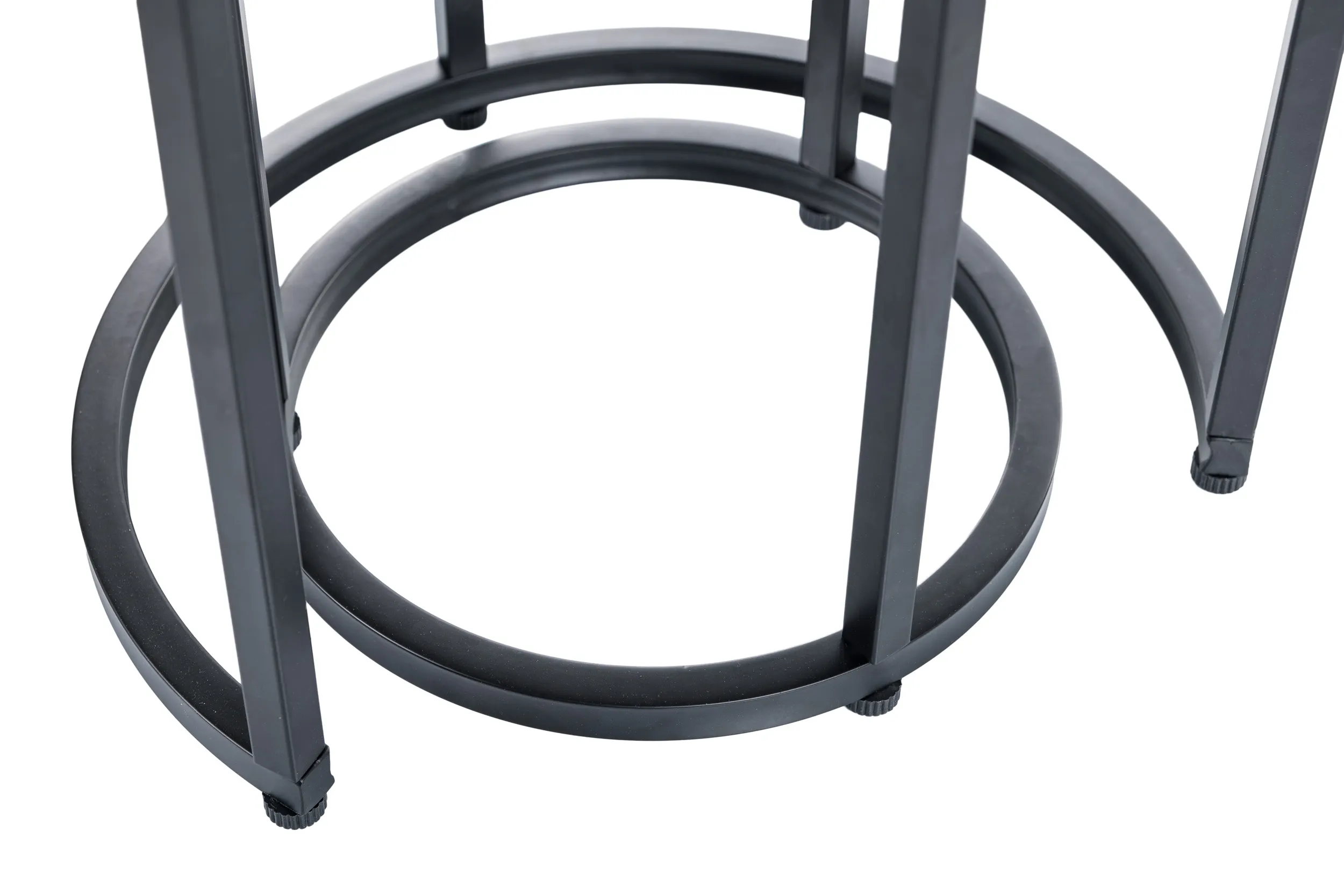 ŁAWA HOLA BIAŁY EFEKT MARMURU/CZARNY (ZESTAW) - HOLABMAC