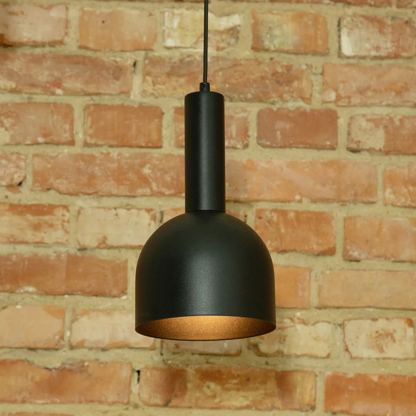 Lampa wisząca VITRUM dzwonek czarna - SI_41107