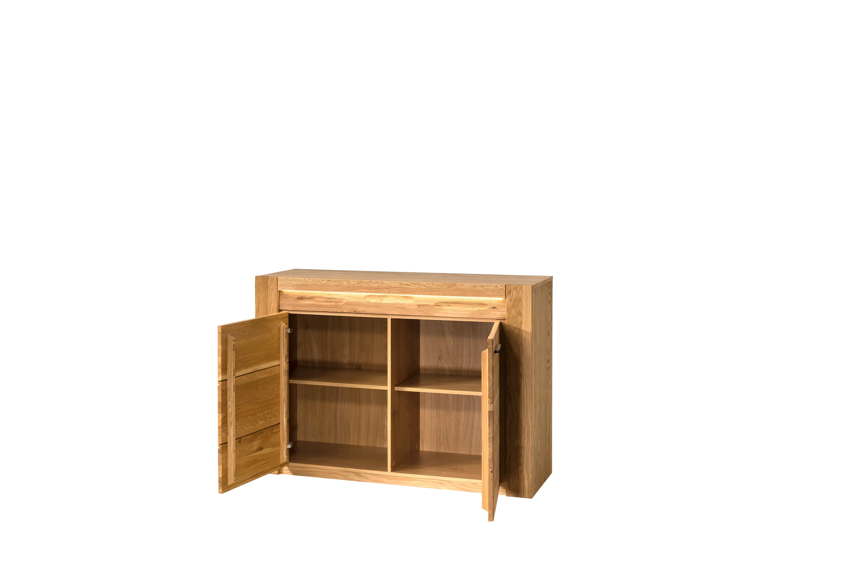 Komoda 2 drzwiowa VELVET NATURA 44 dąb naturalny 125x88x42cm - TH-100-1693