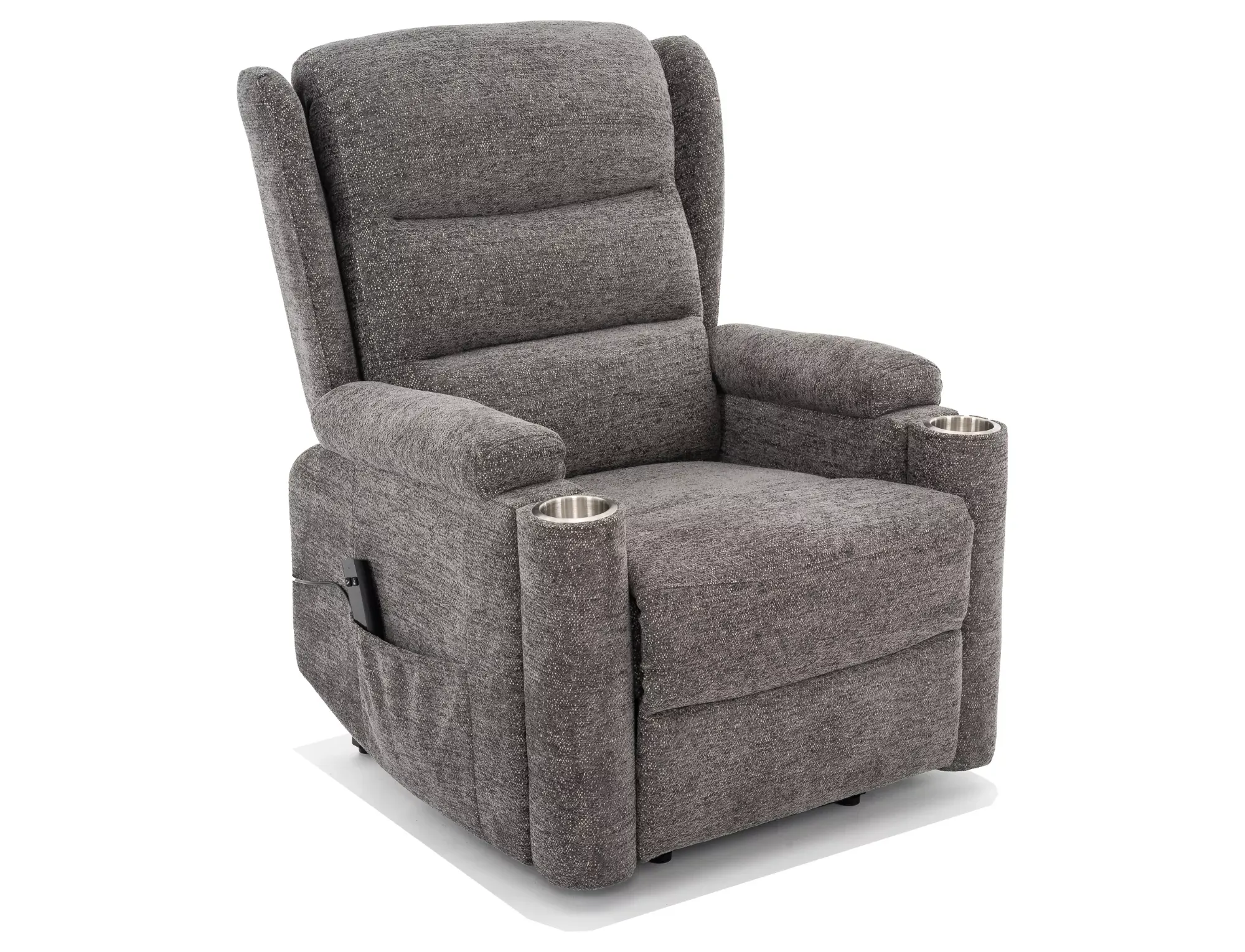 Fotel elektryczny rozkładany MINOS RAVEN 13 z funkcją pionizacji szary