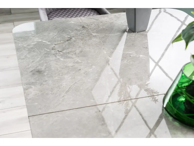 Stół rozkładany PALLAS CERAMIC 90x160(210) efekt marmuru - PALLASCSZC160