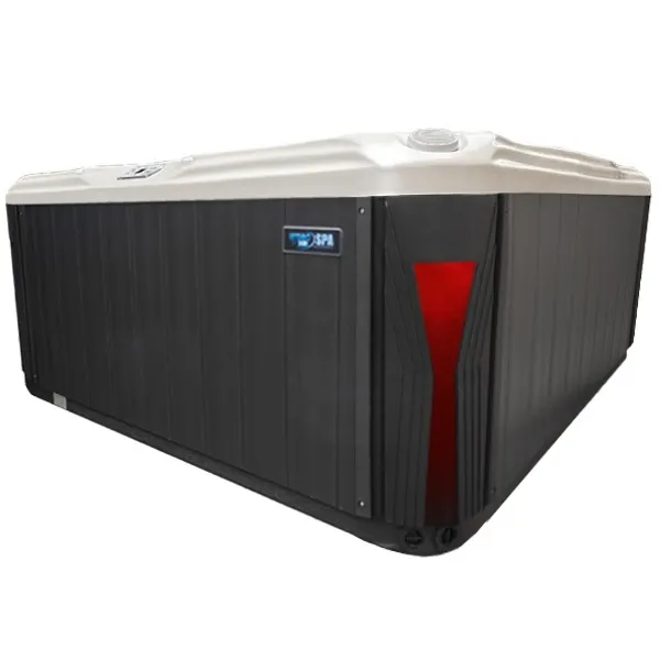 Jacuzzi ogrodowe 5-os. z hydromasażem SPA-561 210x210 cm biały/antracyt - HS_SPA561-2700