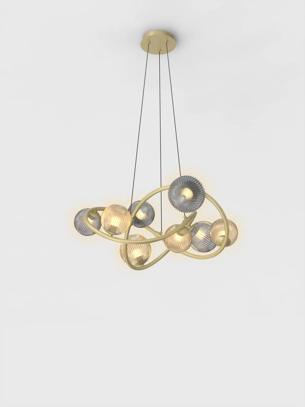 METZ - Lampa wisząca 8-pł. — zdjęcie 2