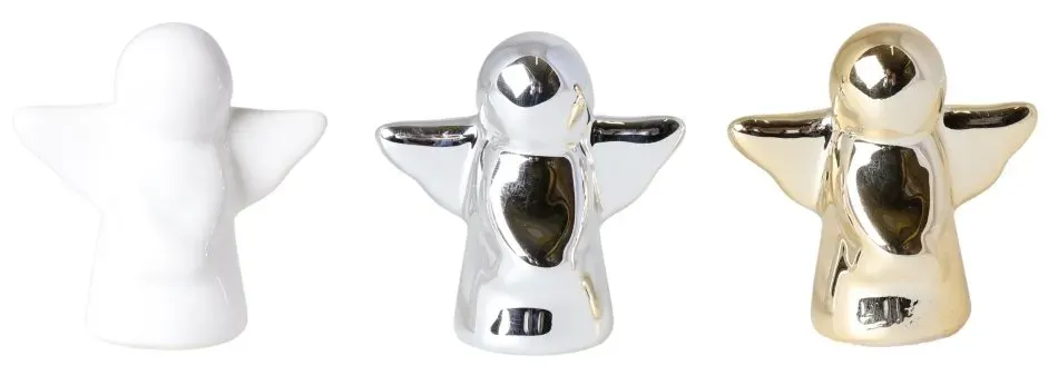Figurka ceramiczna ANIOŁ 5 cm 3 sztuki