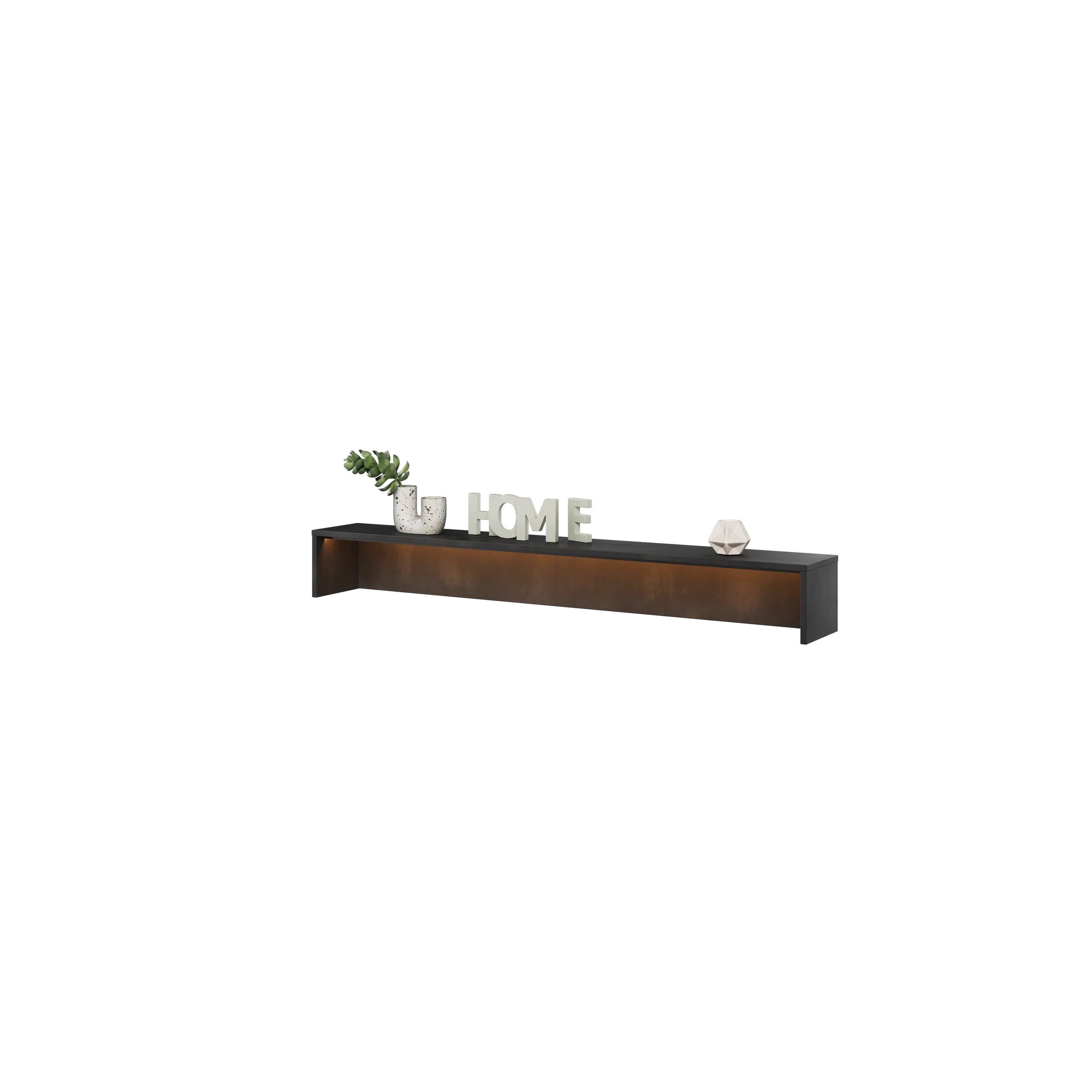 Nadstawka do biurka LED Teen FlexnTF-05 150cm stalowa - TF5RS