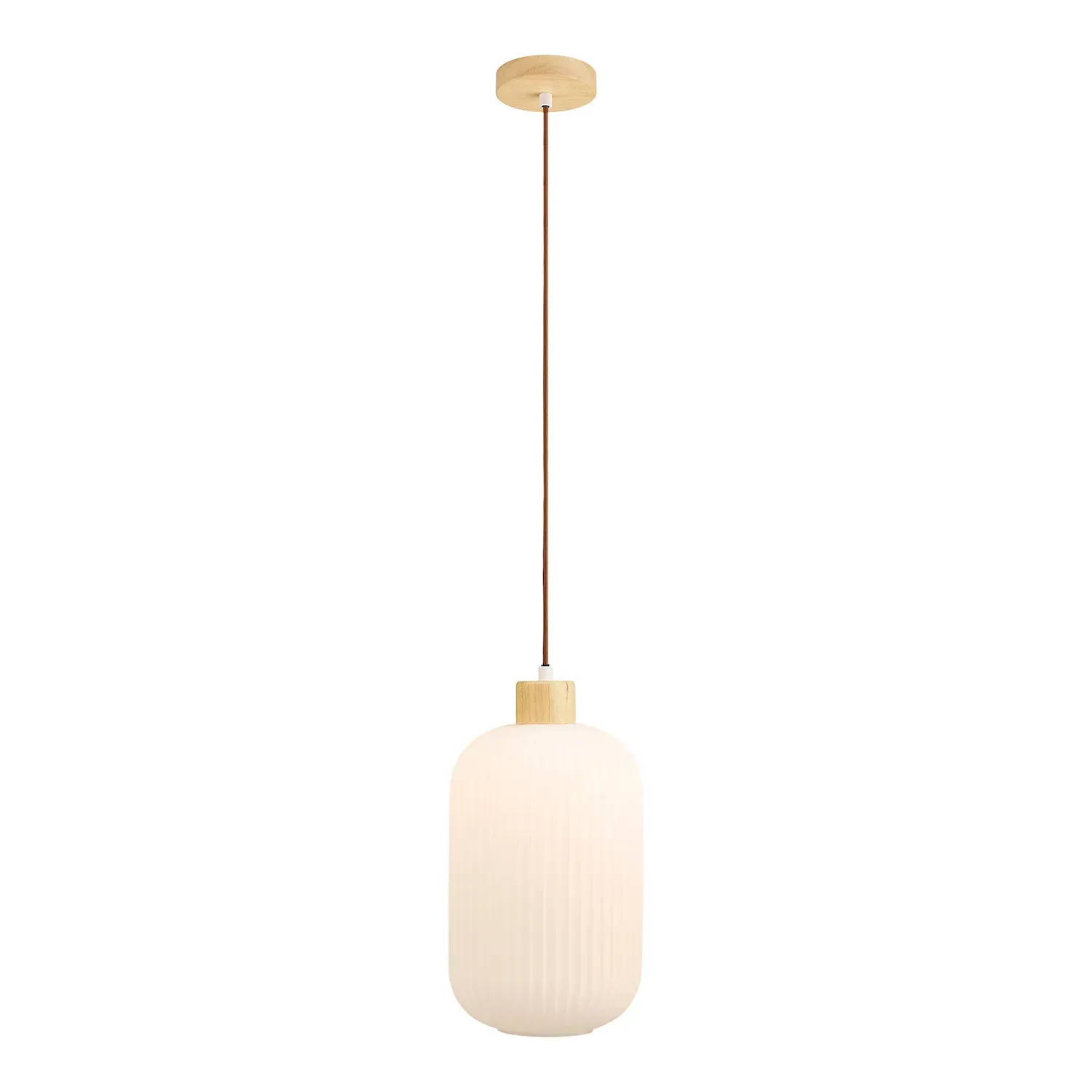 Lampa wisząca ARGALO 20 cm biała - 6406314