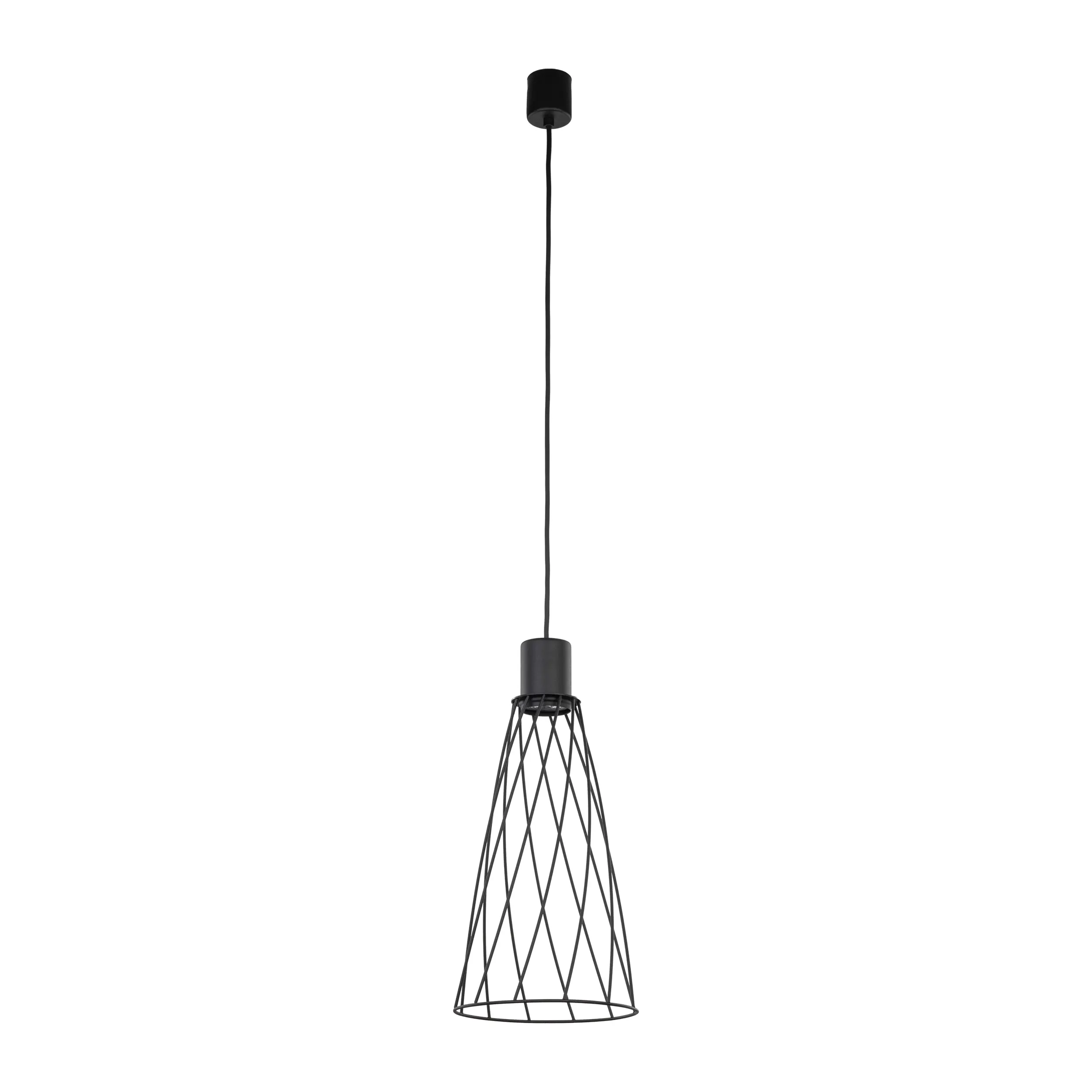 Lampa wisząca MODESTO czarna ażurowa 180x19cm