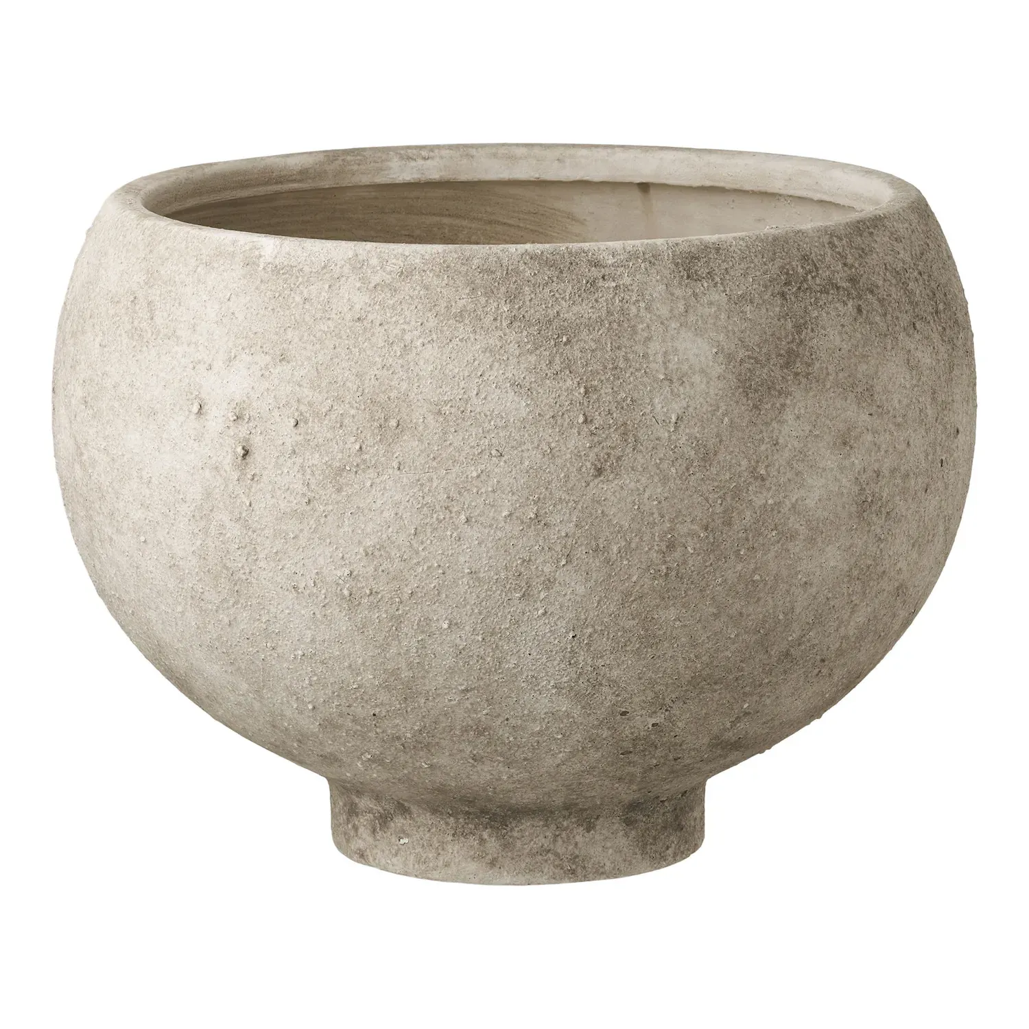 Doniczka ceramiczna FLOWERPOT 26x19,5 cm  szara
