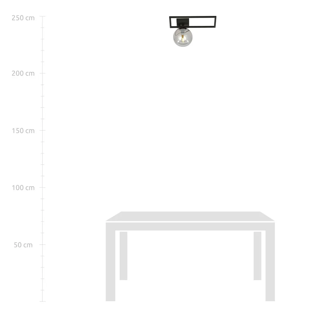 Lampa sufitowa IMAGO Czarny 1131/1D - 1131/1D