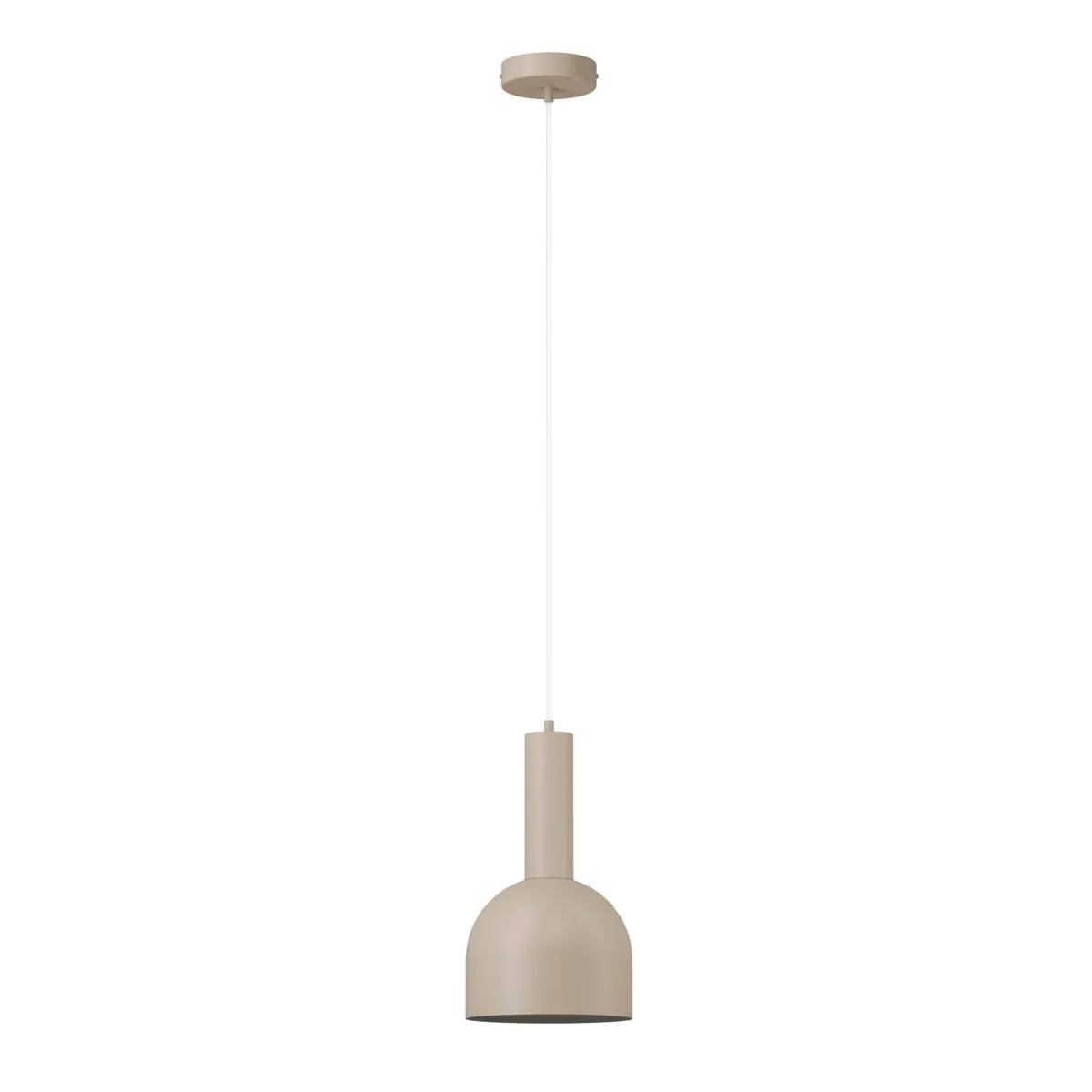 image lampa wisząca, lampa sufitowa, kolor beżowy, konstrukcja cylindryczna, metalowy/ceramiczny?