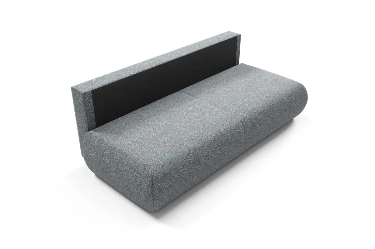 Sofa rozkładana z pojemnikiem PUENTE 214 cm popielata - PUENTE_SO_PUENTE94