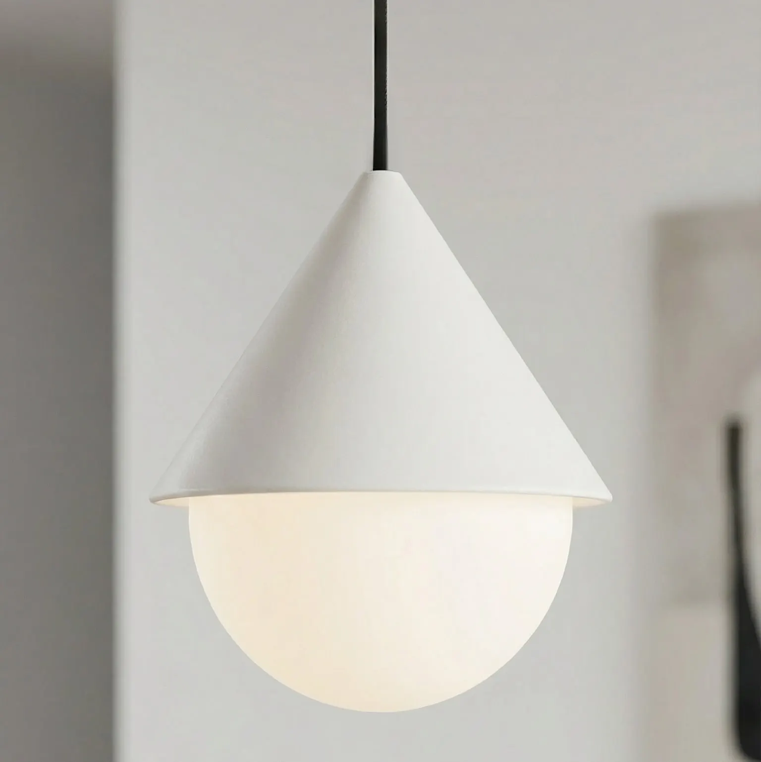 image lampa, pendant, nożny, biała, kula