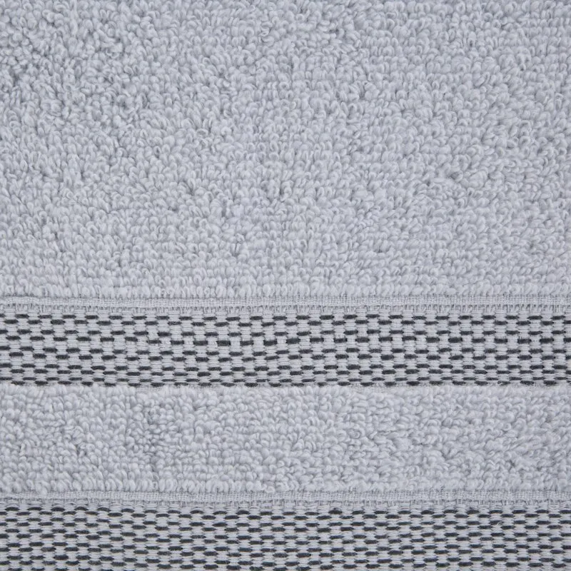 RĘCZNIK RIKI (03) 70 X 140 CM SREBRNY - EU_429768