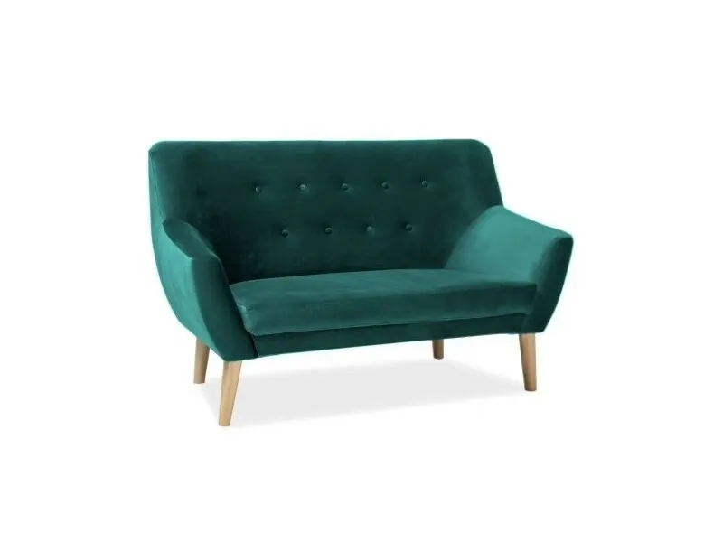 Sofa 2-osobowa NORDIC 2 VELVET Bluvel 78 zielona Sofa 2-osobowa NORDIC 2 VELVET Bluvel 78 zielona