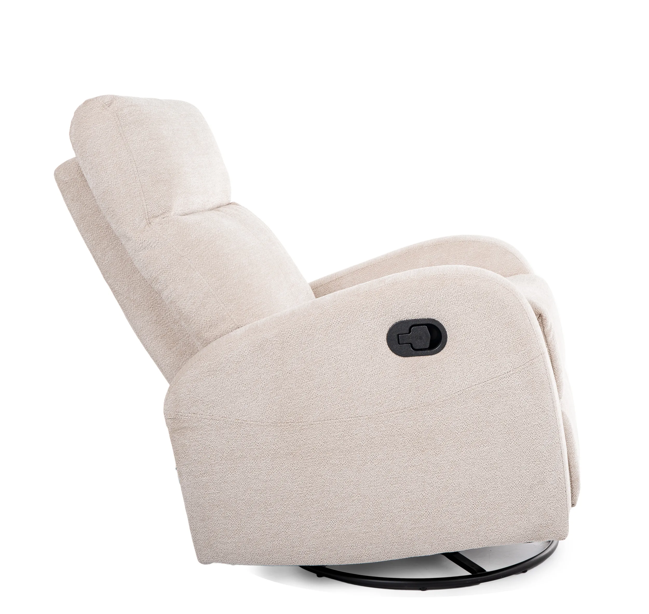 Fotel rozkładany obrotowy OLIMP RAVEN funkcja kołysania beżowy - OLIMPRABE24