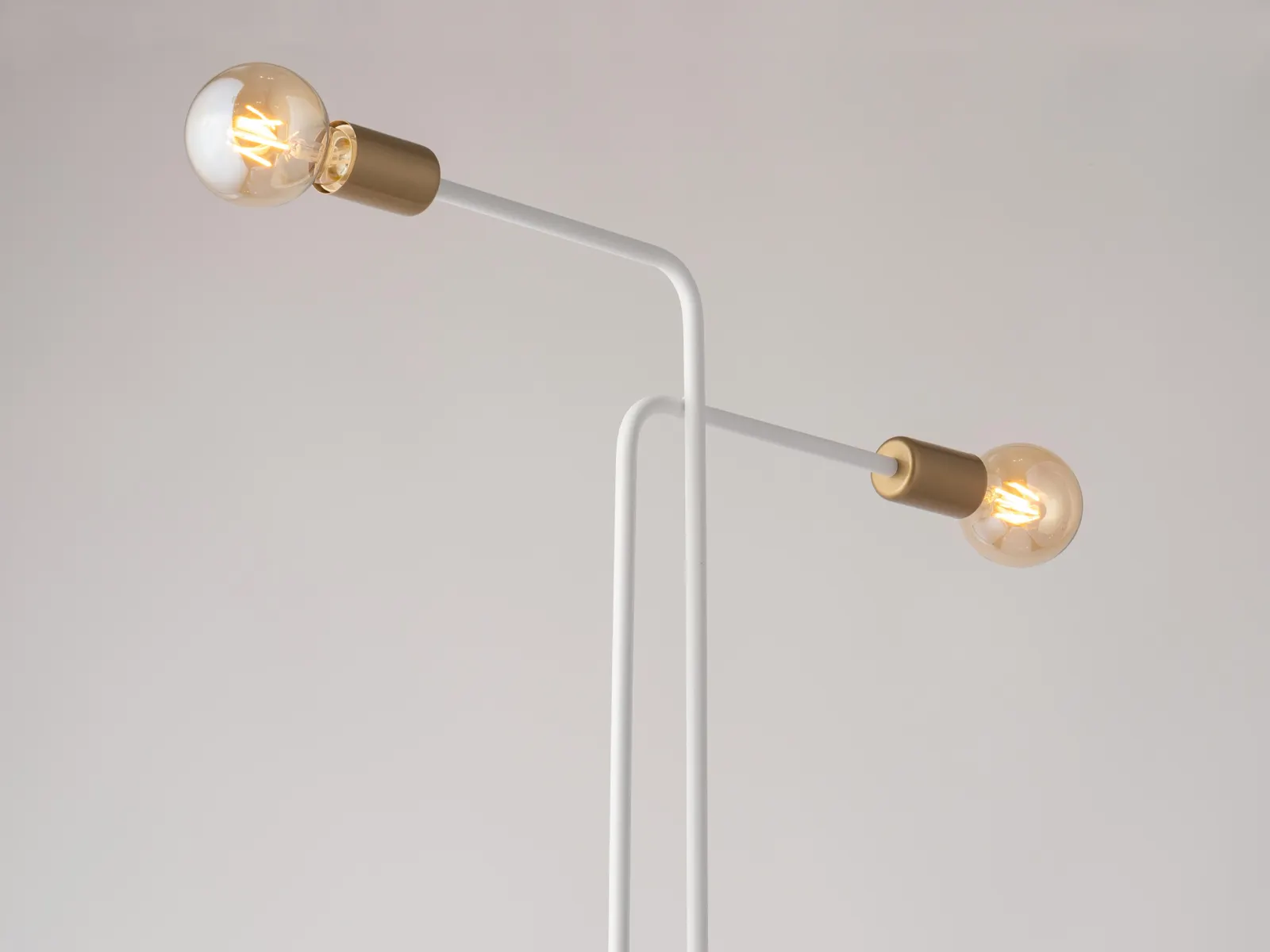 Lampa podłogowa GINO biało-złota - SI_50315