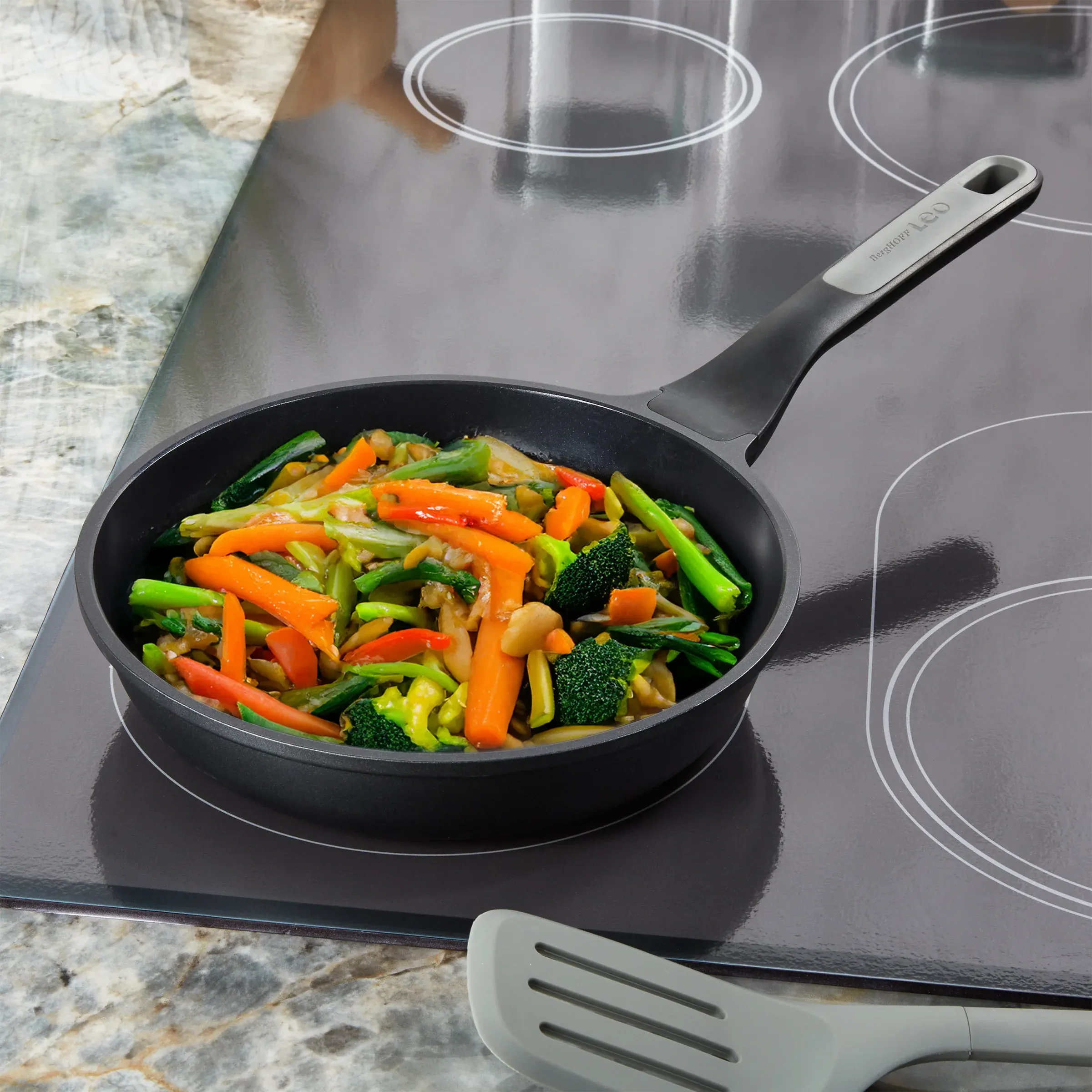Zestaw garnków LEO (5-elementów) non-stick Stone+ — zdjęcie 7
