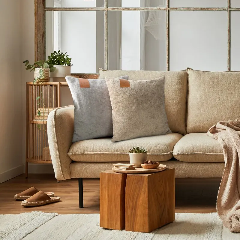 POSZEWKA SZENIL 1 45 X 45 CM BEŻOWY - EU_411233