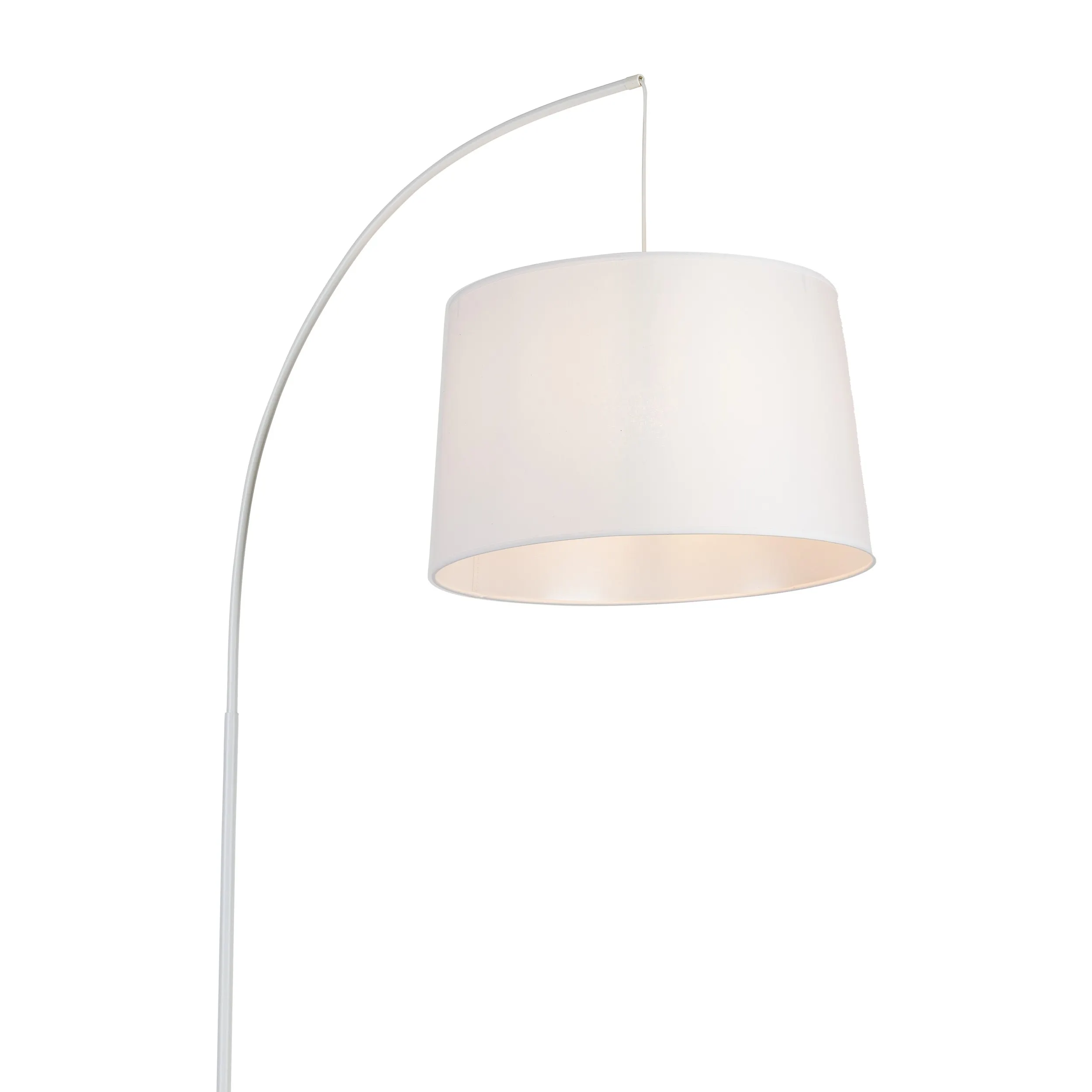 Lampa podłogowa ORTA biała na metalowej podstawie 200x90x45cm - TK_5416