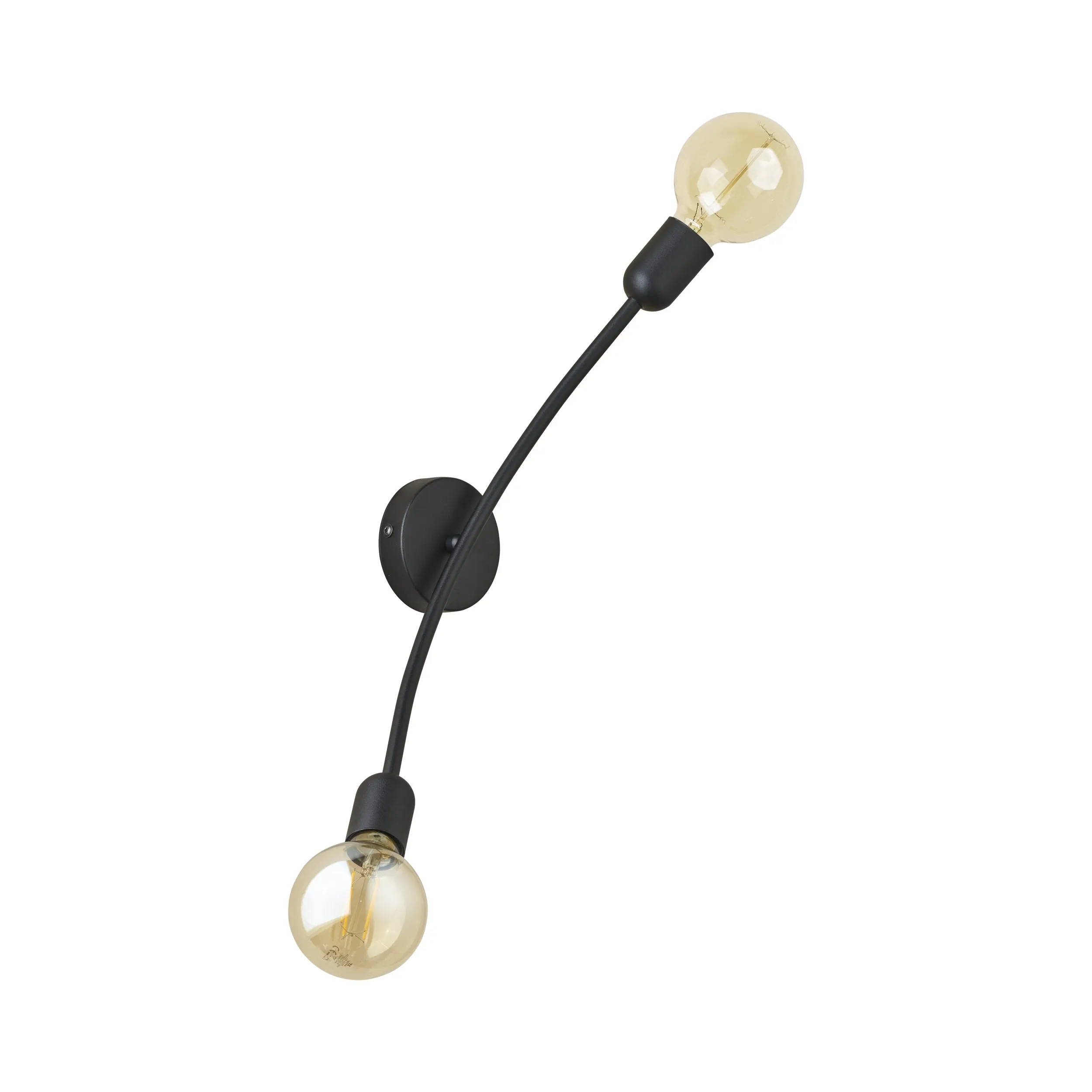 Kinkiet HELIX czarny metalowy 57x15x8cm