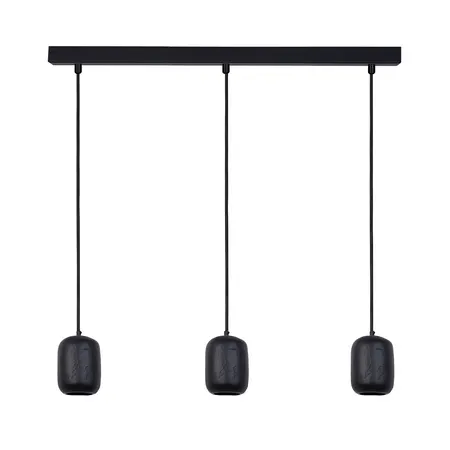 Lampa wisząca OLO 3 prosta ceramiczny klosz czarna Poduszka, Wystrój domu, Huśtawka, Zabawka