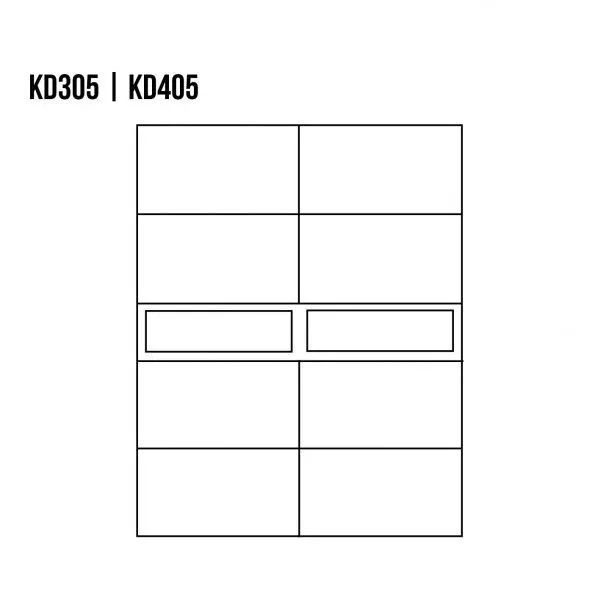 Komoda dębowa KD305 Naturalny DREWMAX — zdjęcie 2