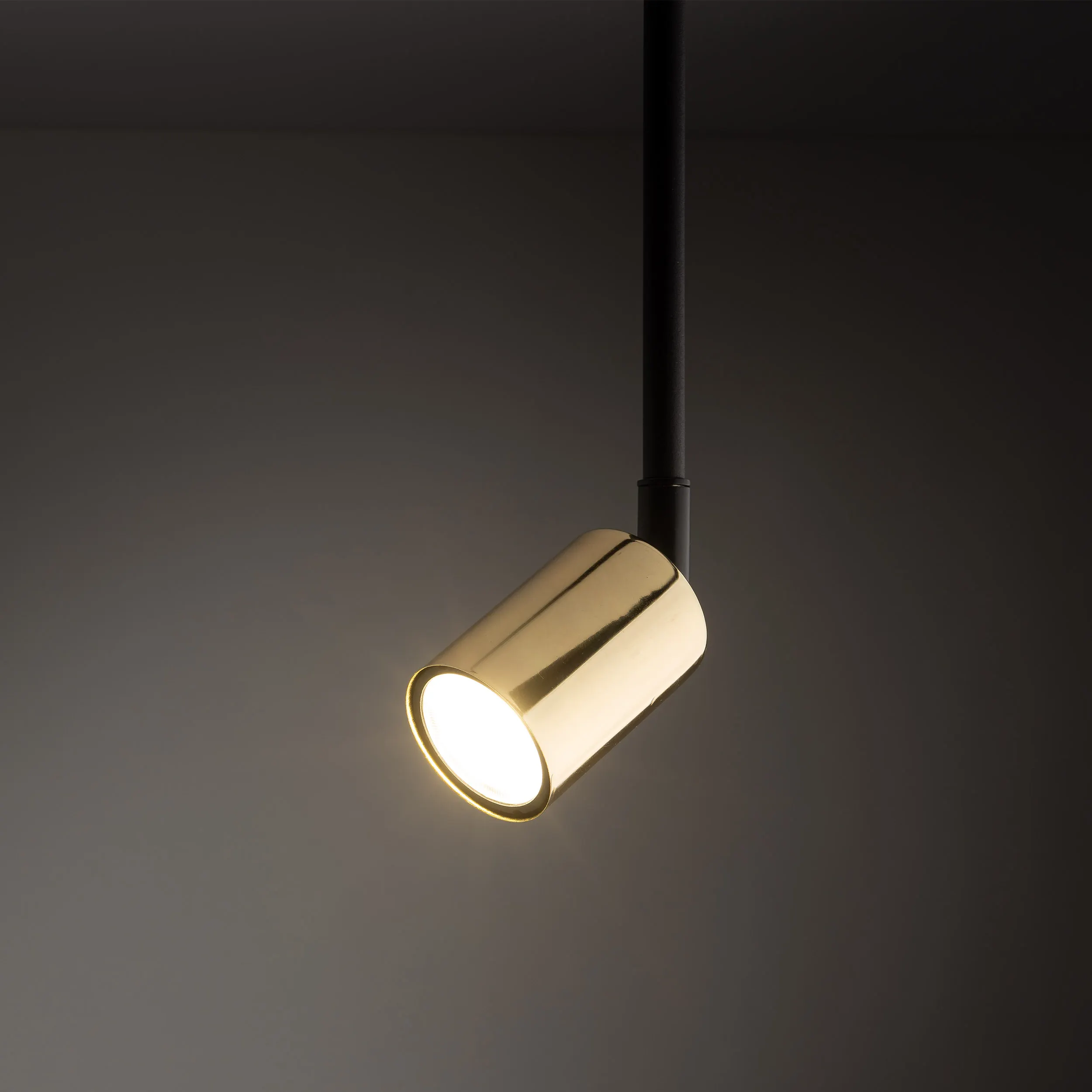 Reflektor listwowy TRACER czarny ze złotym reflektorem długi 36x13x11cm - TK_4920